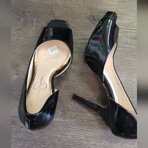 Jessica Simpson Black High Heel Pumps